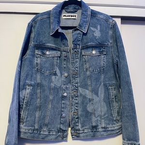 PlayBoy Logo Denim Jacket